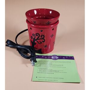 Scentsy Prancer Full Size Wax Warmer Christmas Winter Tested & Works With Bulb